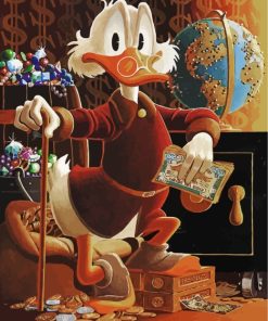 Scrooge Mcduck Animation paint by numbers