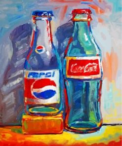 Soda Bottles paint by numbers
