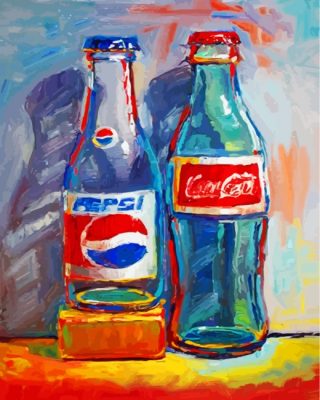 Soda Bottles paint by numbers