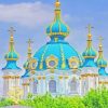 St Andrew Church Ukraine paint by numbers