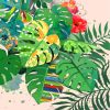 Tropical Leaves Paint By Numbers