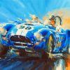 Abstract Car Race Paint By Numbers