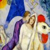 Abstract Couple Marc Chagall Paint By Numbers