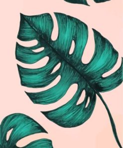 Philodendron Plant Paint By Numbers