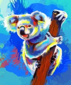 Koala On Branch Paint By Numbers