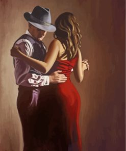 Aesthetic Tango Dancers Paint By Numbers
