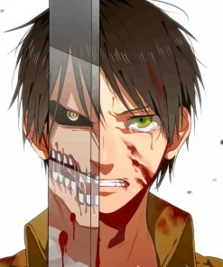 Eren Attack On Titan paint by numbers