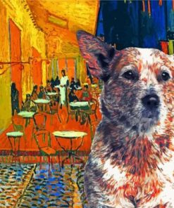 Australian Cattle Dog paint by numbers