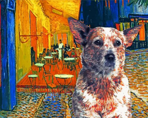 Australian Cattle Dog paint by numbers