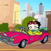 Betty Boop Driving Paint By Numbers