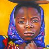 Black African Girl Paint By Numbers