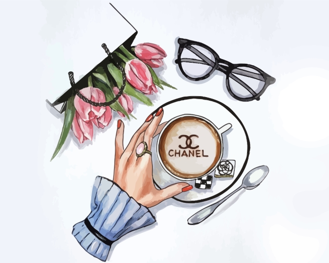 Chanel Coffee Paint By Numbers