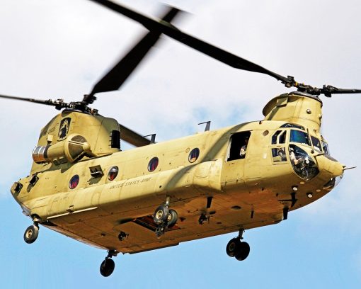 Aesthetic Chinook Helicopter Paint By Numbers