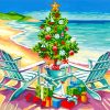 Christmas On The Beach Paint By Numbers