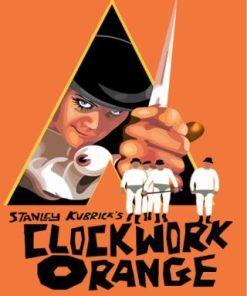 Clockwork Orange Movie Poster paint by numbers