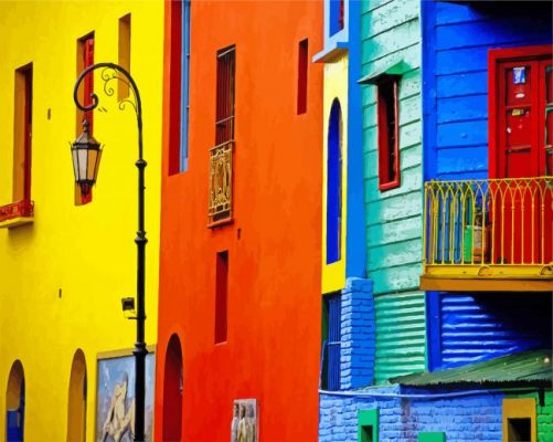 Colorful Argentina Paint By Numbers