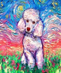 Poodle Dog paint by numbers