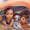 Siblings And Their Pet Paint By Numbers