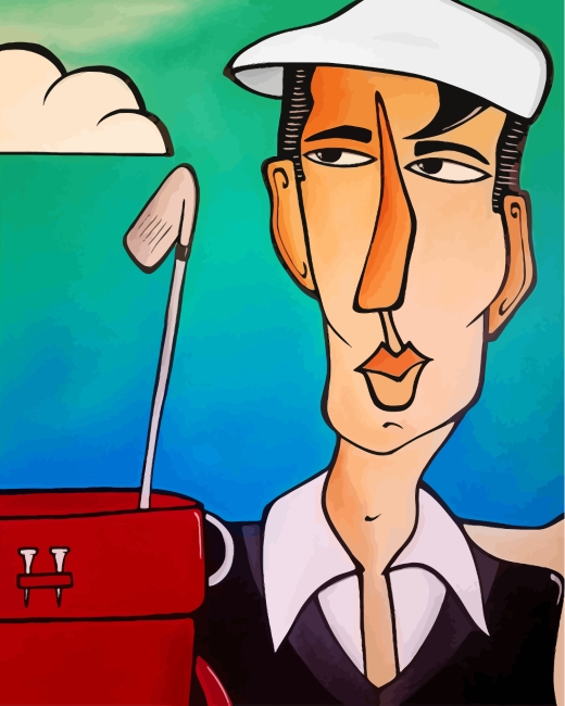 Golfer Man Paint By Numbers