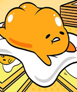 Lazy Egg Gudetama paint by Numbers