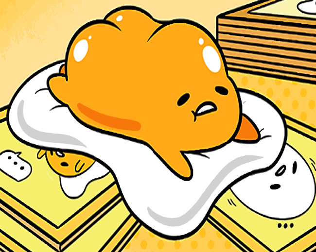 Lazy Egg Gudetama paint by Numbers