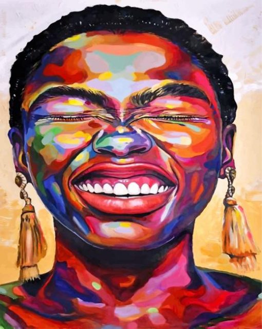 Happy African Paint By Numbers