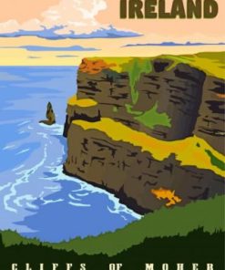 Cliffs Of Moher Ireland paint by numbers