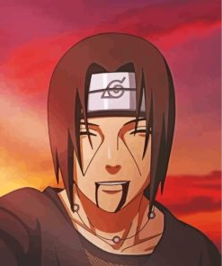 Itachi Uchiha Smile Paint By Numbers