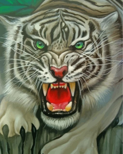 Mad Tiger Paint By Numbers