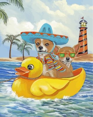 Mexican Chihuahua Paint By Numbers