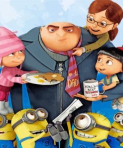 Minions And Gru Paint By Numbers