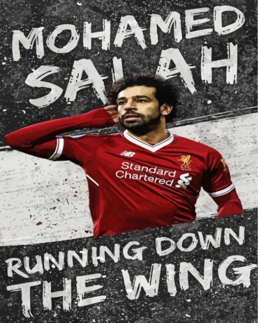 Legend Mo Salah Paint By Numbers