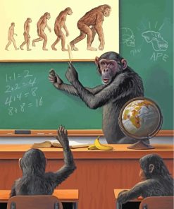 Monkeys Class Paint By Numbers