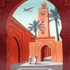 Morocco Illustration Paint By Numbers