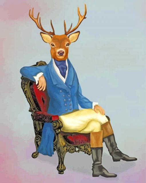 Mr Deer Paint By Numbers
