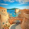 Dubrovnik City Walls Paint By Numbers