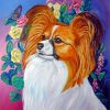 Papillon Dog Paint By Numbers