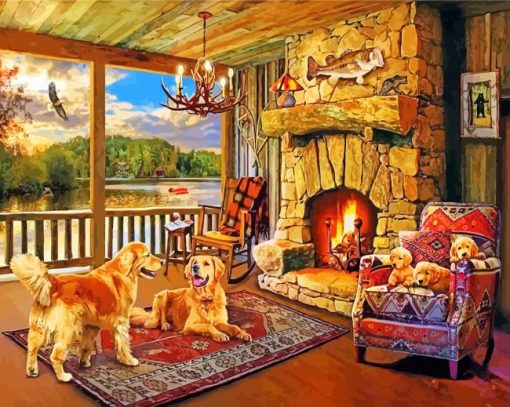 Puppy Family Paint By Numbers