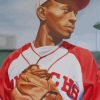Satchel Paige paint by numbers