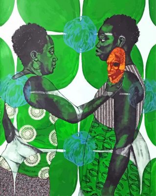 African Women paint by numbers