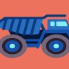 Dump Truck Paint By Numbers