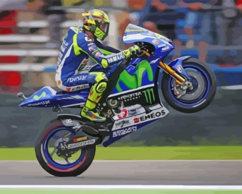 Valentino Rossi Paint By Numbers