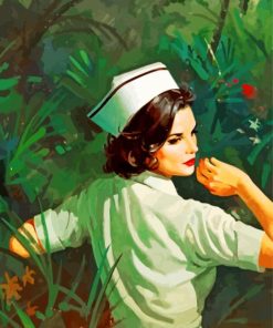 Vintage Nurse Paint By Numbers