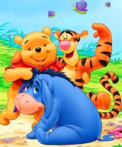 Winnie The Pooh Cartoon Paint By Numbers