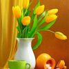 Yellow Tulips paint by numbers