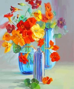 Aesthetic Flowers Vase Paint By Numbers