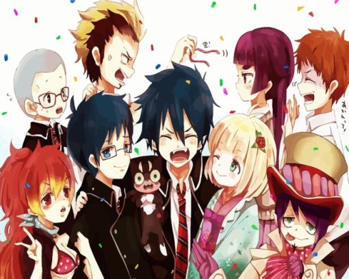 Anime Blue Exorcist Paint By Numbers