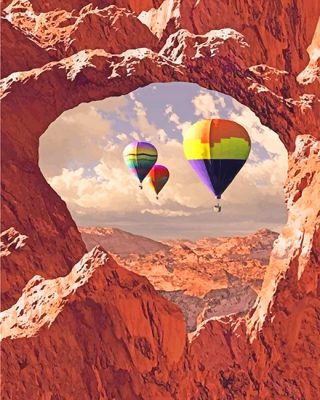 Arches National Park Balloons Paint By Numbers