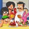 Bobs Burgers Family paint By Numbers