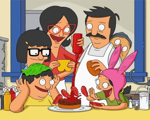Bobs Burgers Family paint By Numbers